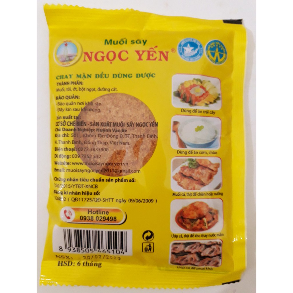 Muối Sấy Ngọc Yến Gói 100g