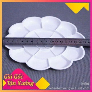 Khay pha màu hoa đào 18cm - MỘC XINH