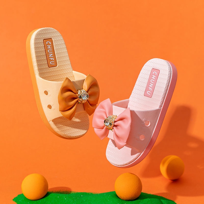 Dép Đi Trong Nhà Kiểu Dáng Dễ Thương Cho Bé Gái