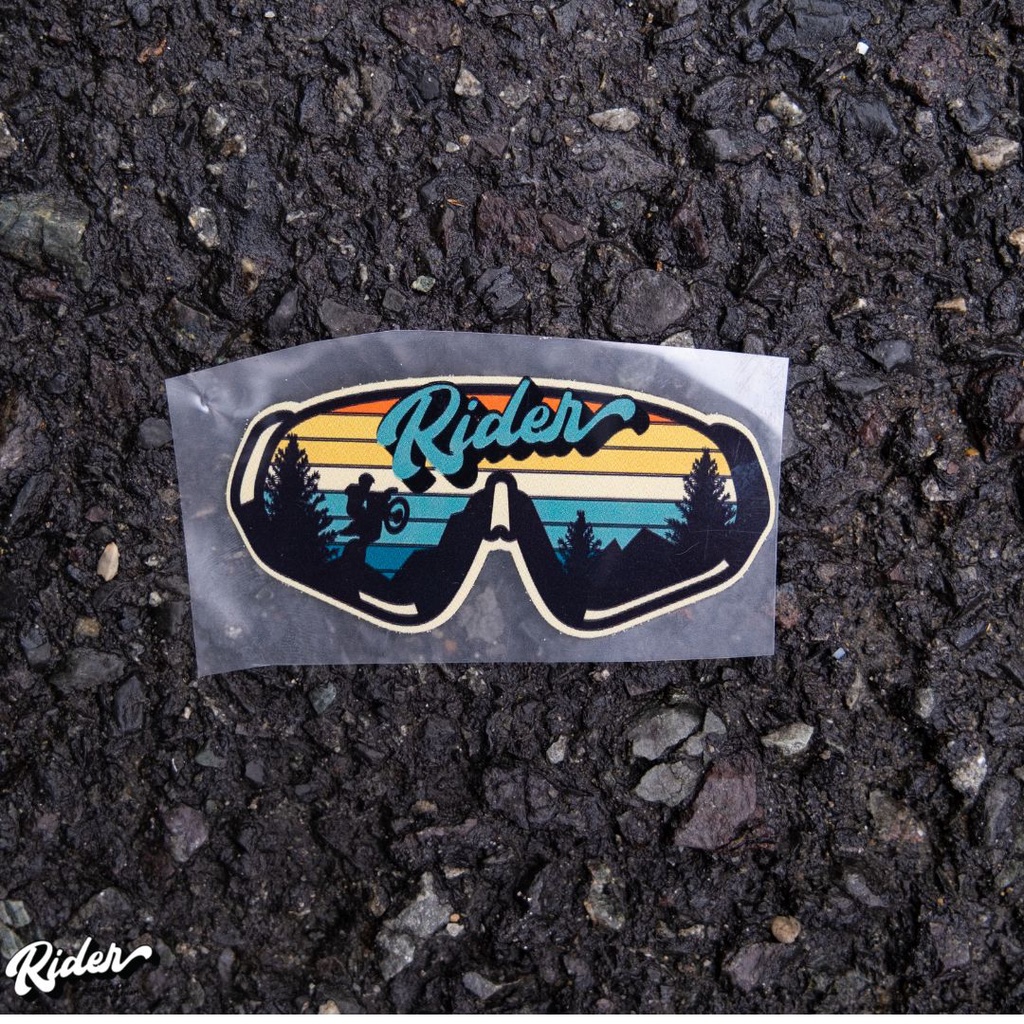Miếng patch DECAL IN ủi lên quần áo túi các loại - Rider Streetwear - Cắm trại, dã ngoại