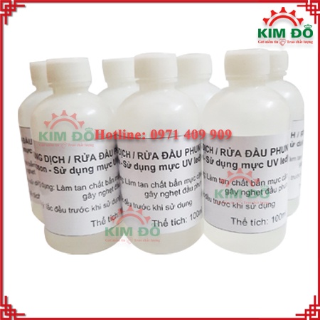 Nước Ủ/ Rửa đầu phun Epson dùng mực Uv chai 100ml