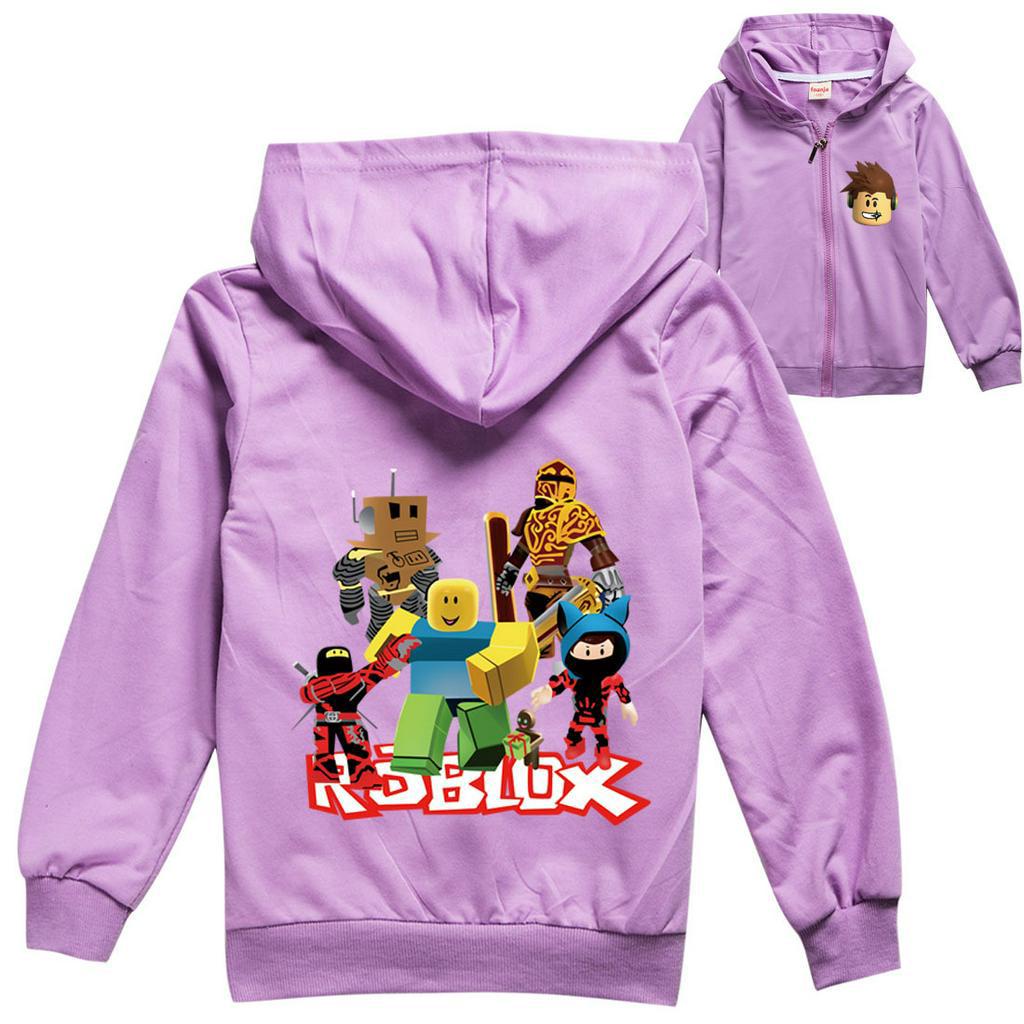Áo khoác ROBLOX khóa kéo thời trang dành cho bé từ 2-15 tuổi