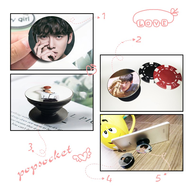 Giá đỡ điện thoại đa năng in hình Ji Chang Wook