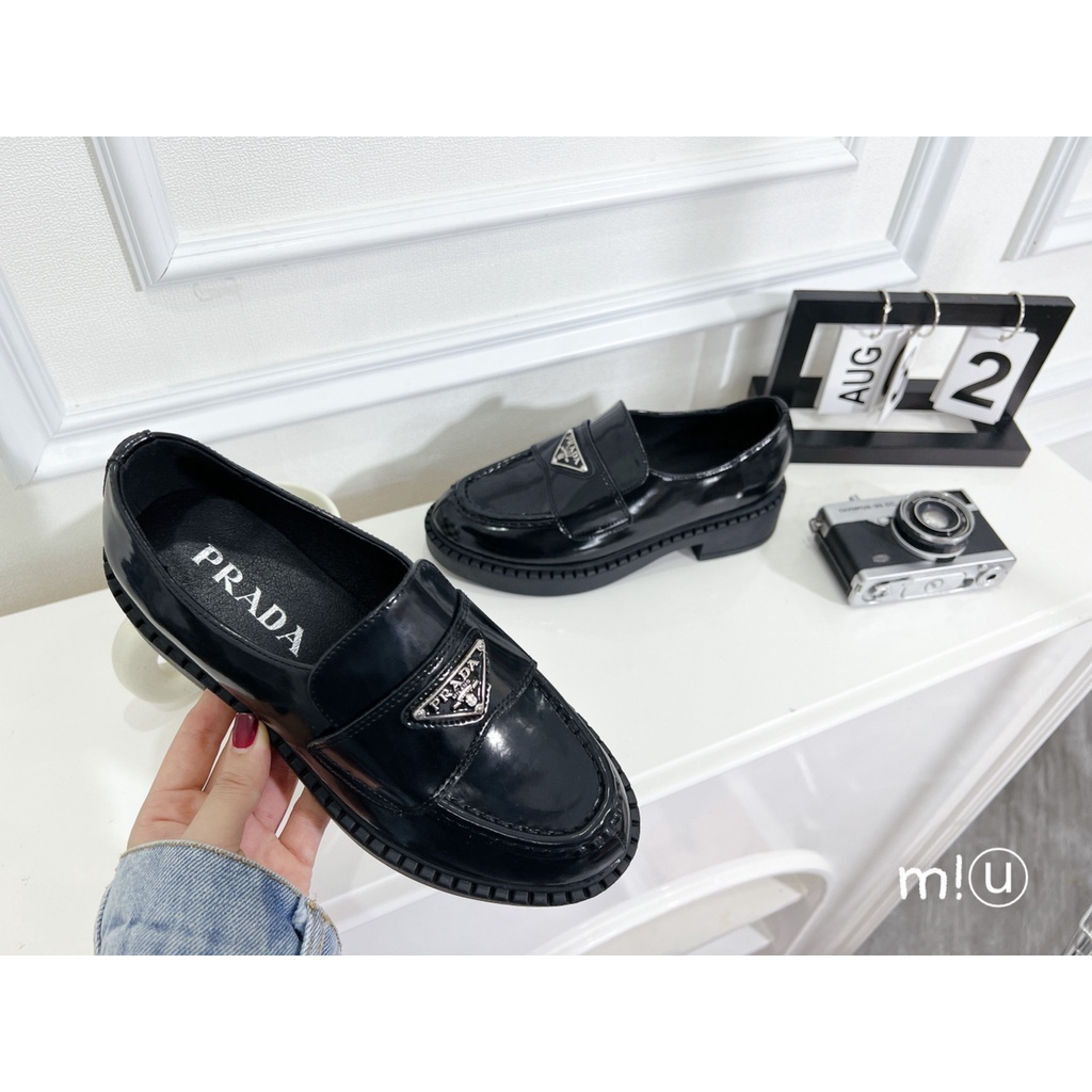 Giày oxford dành cho nữ màu đen thời trang cao cấp