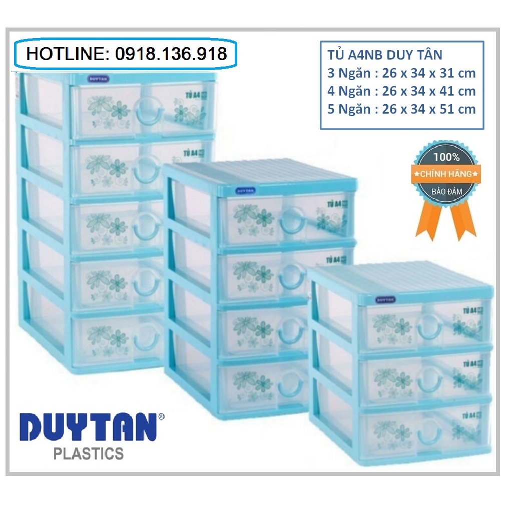 GIAO TOÀN QUỐC- Tủ nhựa duy tân A4 Nắp Bằng - nhiều ngăn