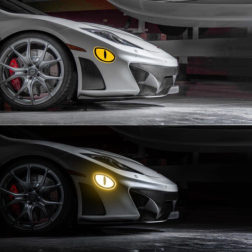 Miếng Dán Phản Quang Cảnh Báo An Toàn Chống Thấm Nước Nhiều Màu Cho Xe Hơi