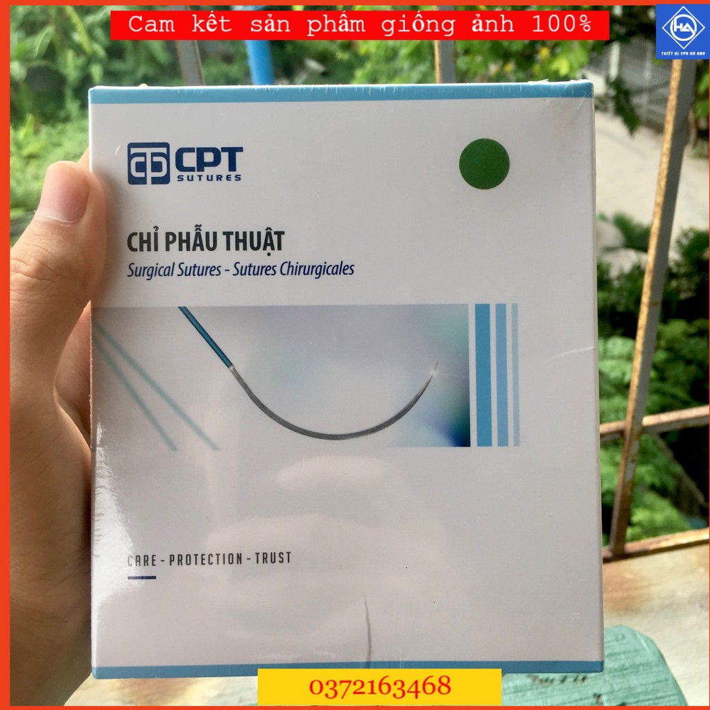 [Hàng Chuẩn]Chỉ Khâu Má Lúm Đồng Tiền 3/0 - Chỉ Khâu Khẫu Thuật 3/0 (Chi Khau Ma Lum Dong Tien)