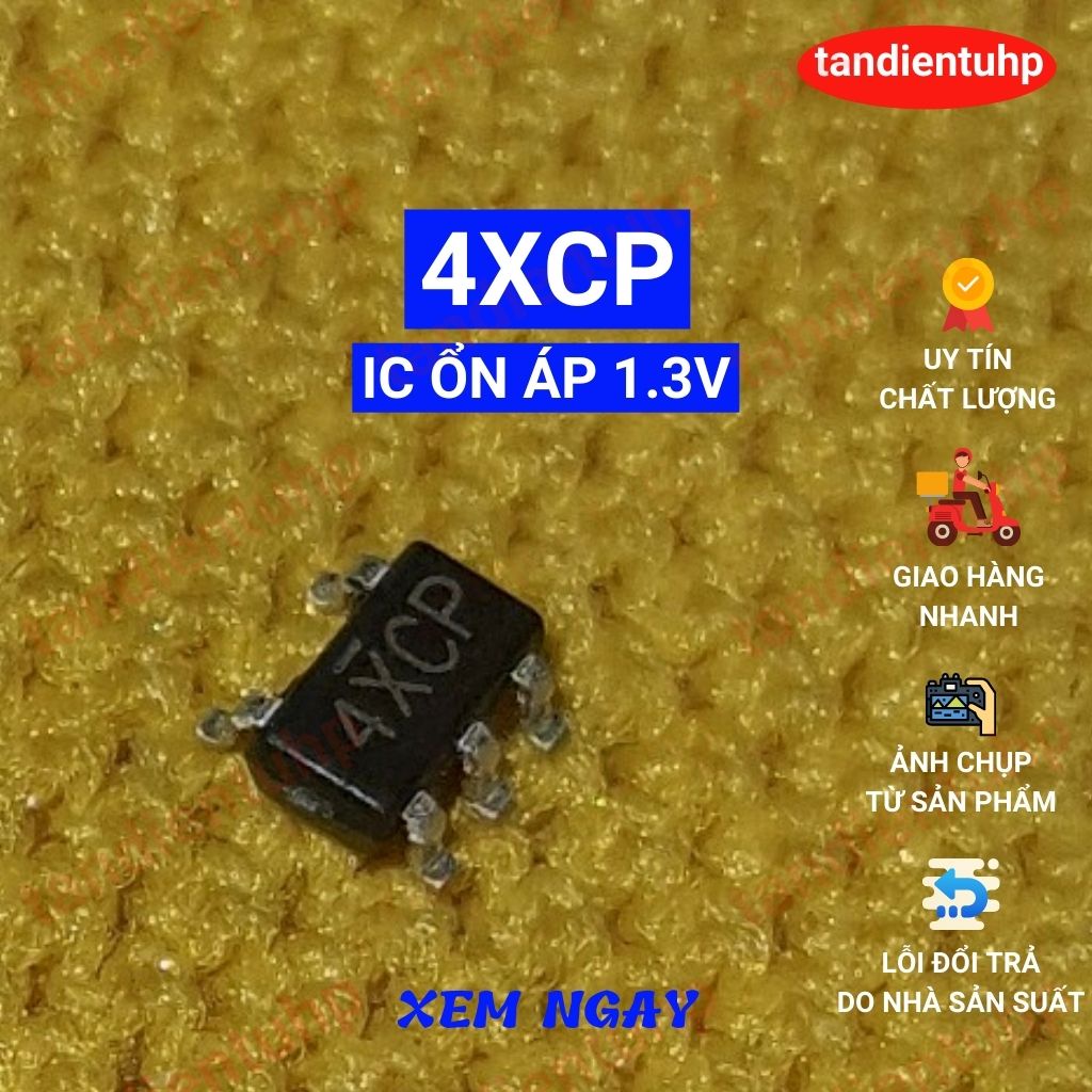 10 CHIẾC IC ỔN ÁP NGUỒN RT9193 : DA=G3K 1,2V, ZU=J10 1,3V, DC=E2H 1,8V, DJ-N10 2,8V, DK-06L 3,0V, DE=A1D 3,3V