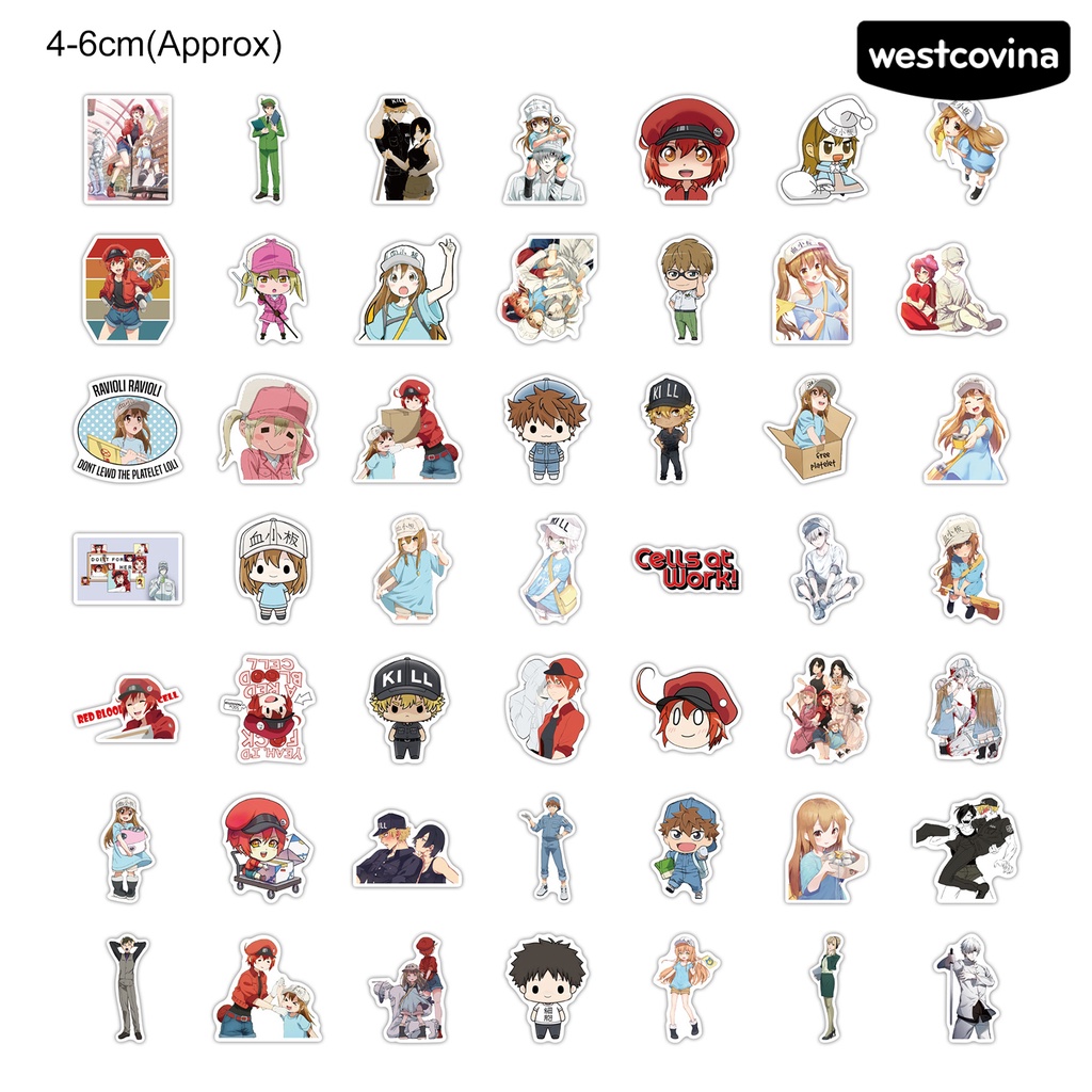 [Hot]✍Set 100 Miếng Dán Hoạt Hình Sáng Tạo Trang Trí Tủ Lạnh