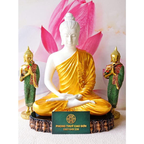 PHẬT THÍCH CA TOẠ THIỀN h-30cm