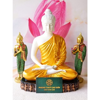 Phật thích ca toạ thiền h-30cm