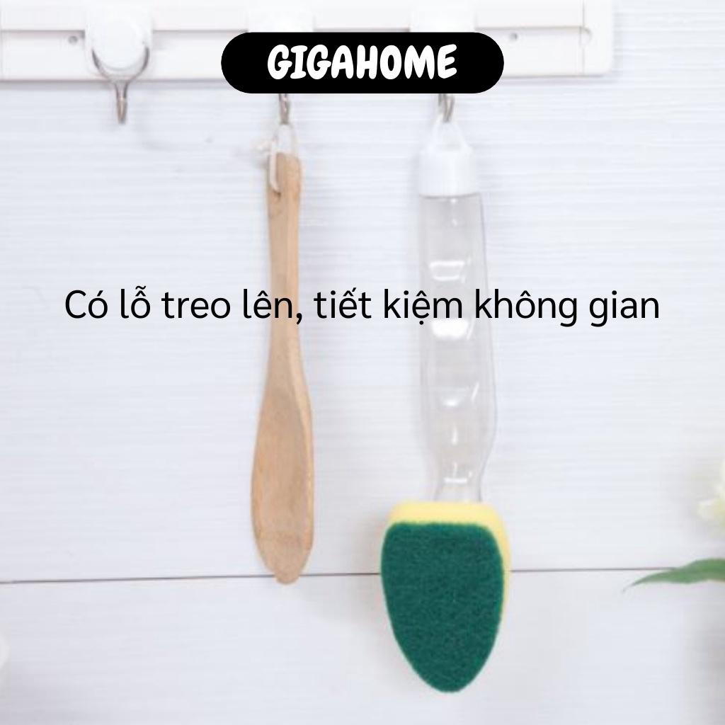 Cọ Rửa Chén GIGAHOME Cây Cọ Vệ Sinh Nhà Bếp Cán Dài Đa Năng Có Chỗ Đựng Xà Phòng 7251