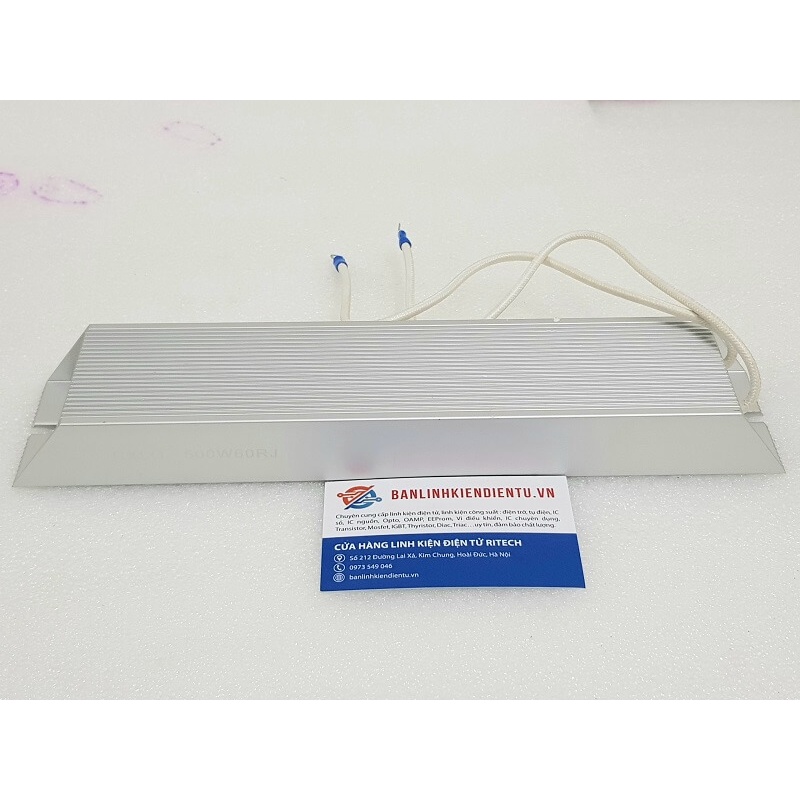 Điện trở công suất, điện trở xả RXLG 500W60RJ ( 500W 60RJ ) 285x60x30mm