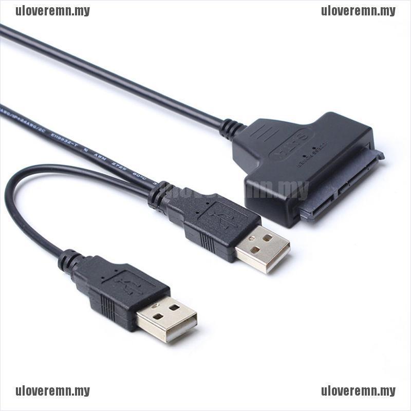 Cáp Chuyển Đổi Usb 2.0 Sang Sata Serial Ata Cho 2.5 &quot;hdd Ssd Laptop