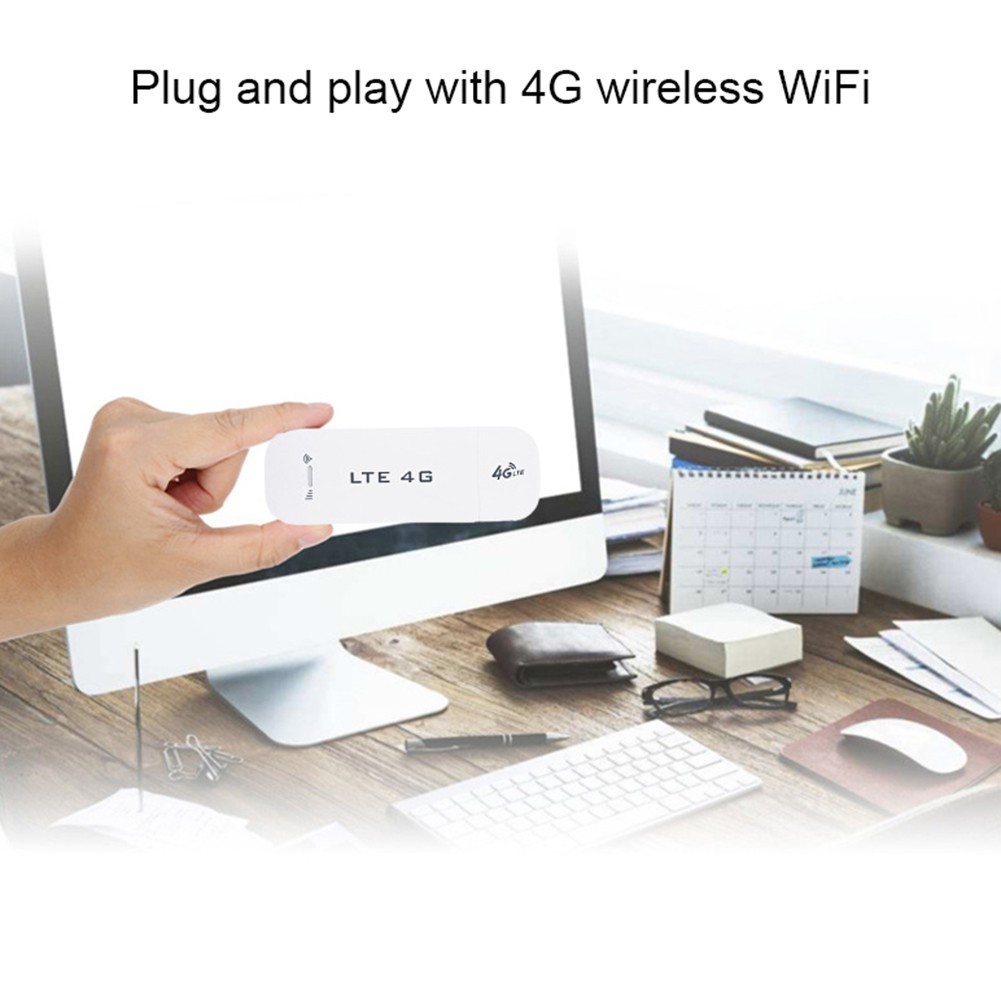 Thiết Bị Phát Wifi Không Dây Fdd Lte 100mbps Usb 4g Có Khe Thẻ Sim