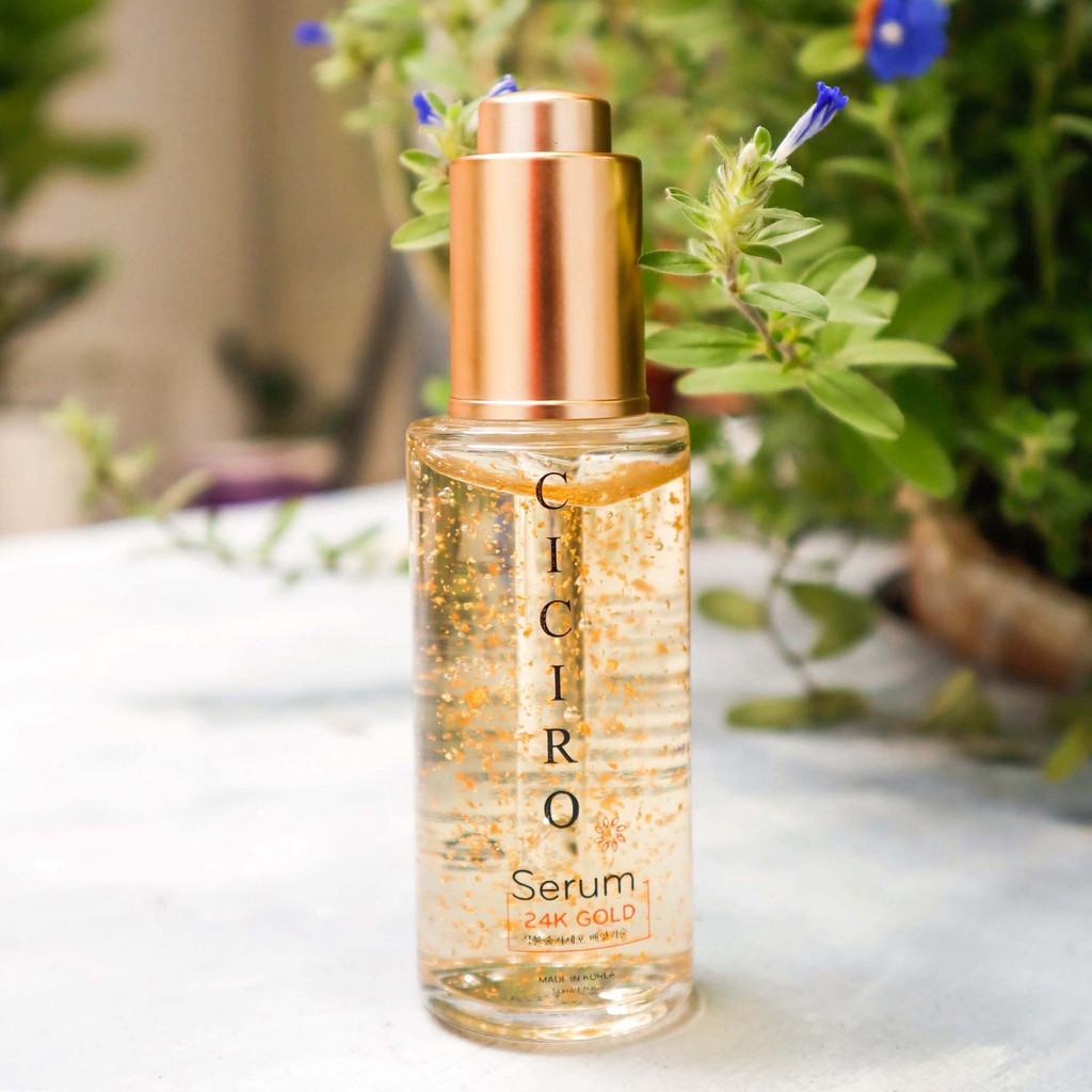 Tinh chất dưỡng da vàng 24k Ciciro Hàn Quốc - Serum 24k Gold Ciciro giúp da luôn săn chắc, mịn màng và ngăn ngừa mụn | BigBuy360 - bigbuy360.vn