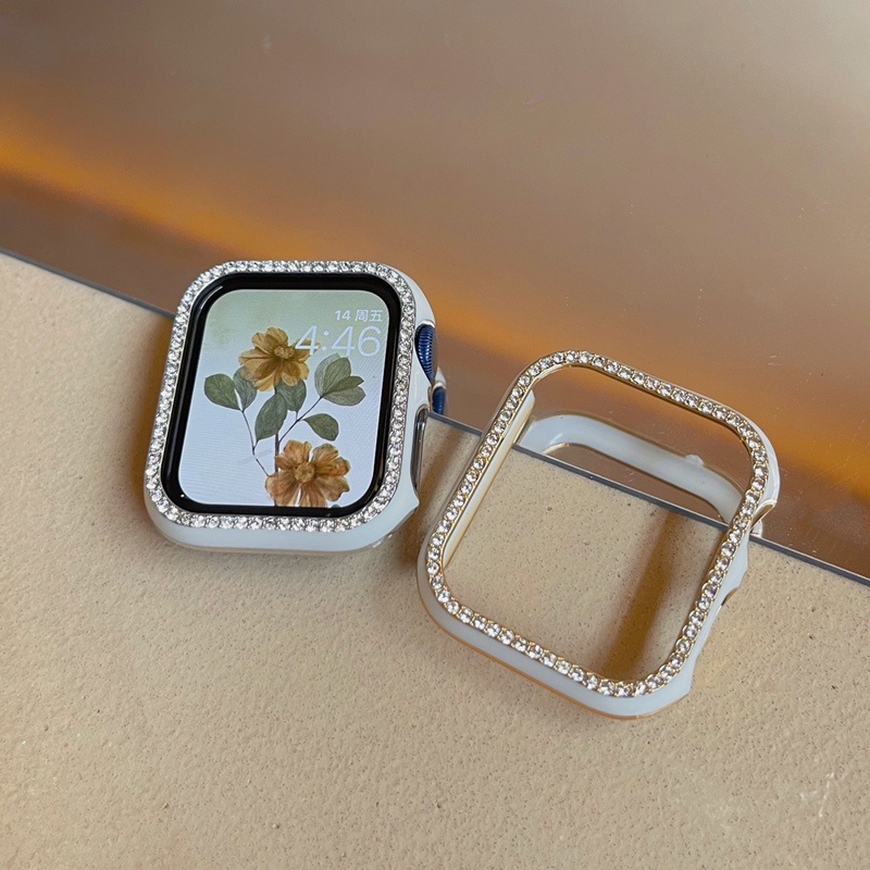 Ốp Bảo Vệ Màn Hình Đồng Hồ Apple watch series 7 6 5 4 3 2 1 45mm 41mm 44 40 42 38 mm