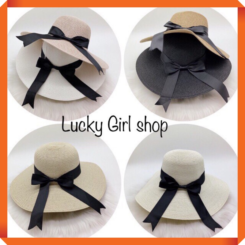 👒 Mũ nón cói nữ thời trang mùa hè nhiều mẫu vành nhỏ, vành trung, vành lớn - Lucky Girl shop