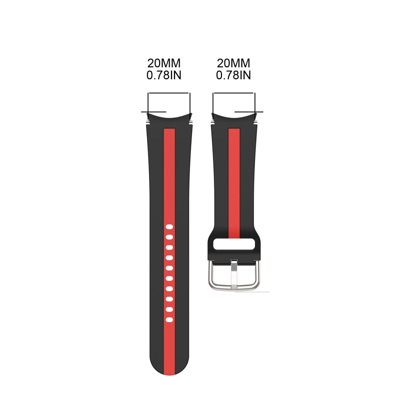 Dây Đeo Silicone Cho Đồng Hồ Thông Minh Watch4 4 Classic 3 41mm