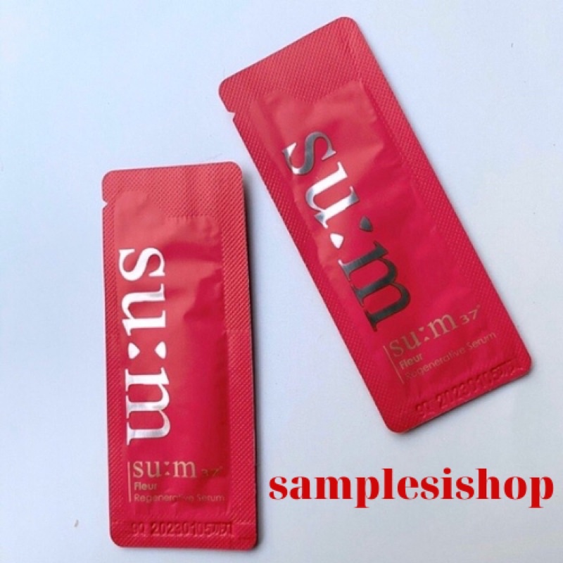 Combo 10 gói tinh chất chống lão hóa da Su:m37° Fleur Regenerative Serum date 2025