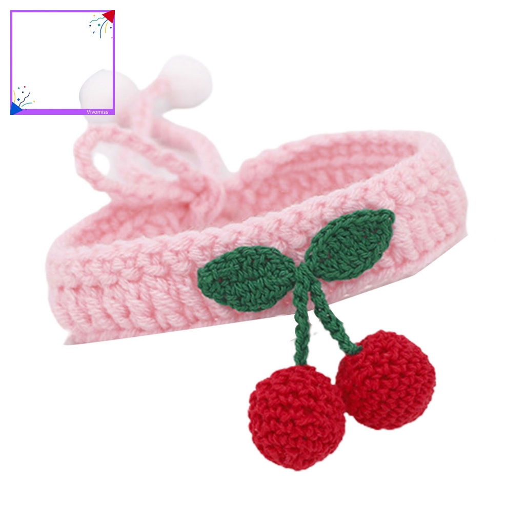 [VM] Vòng Cổ Dệt Tay Nhẹ Nhàng Dễ Phối Đồ Mặc Hàng Ngày Cho Mèo