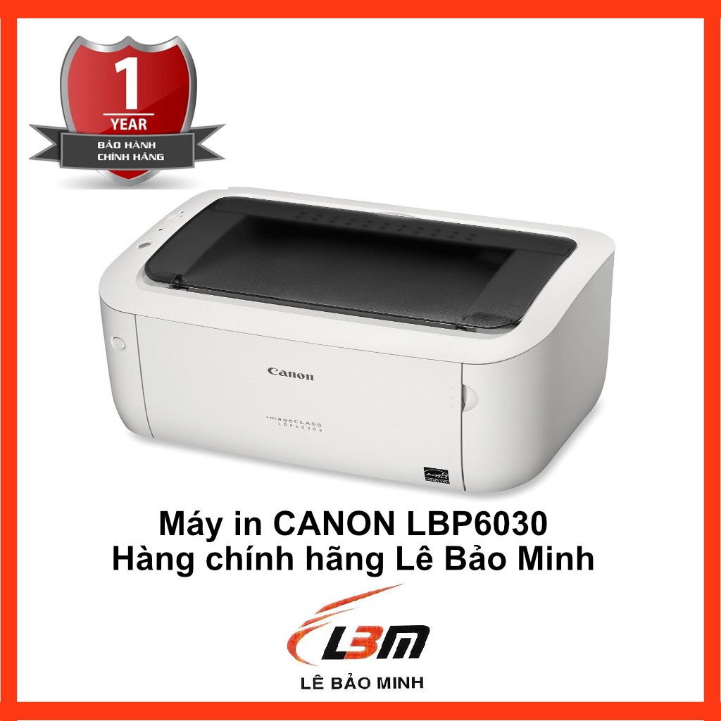[Mã ELCL3MIL giảm 5% đơn 3TR] Máy in laser đen trắng Canon LBP6030 | BigBuy360 - bigbuy360.vn