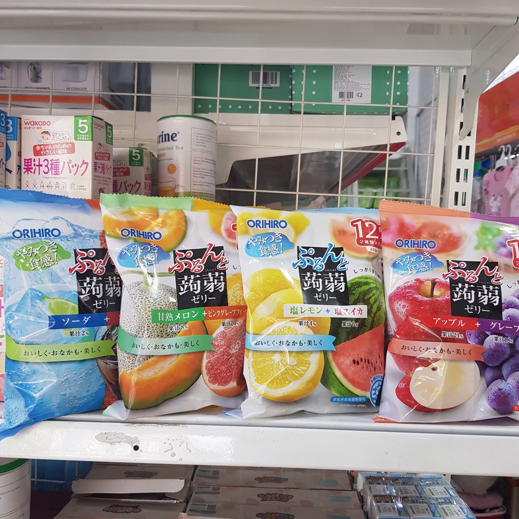 THẠCH RAU CÂU TRÁI CÂY ORIHIRO 240G 12 VIÊN