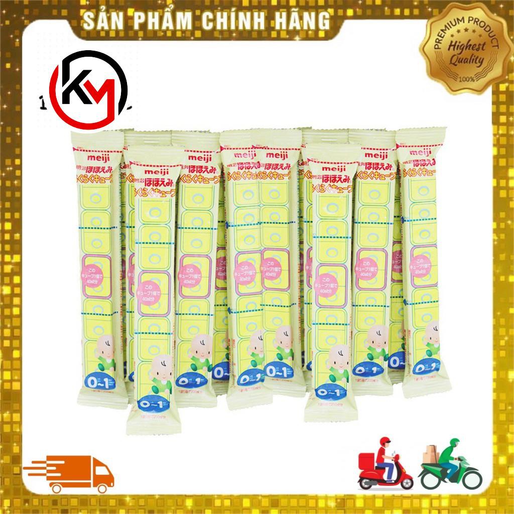 Sữa meiji thanh 0 meiji thanh 9 lẻ Nhật 27gr