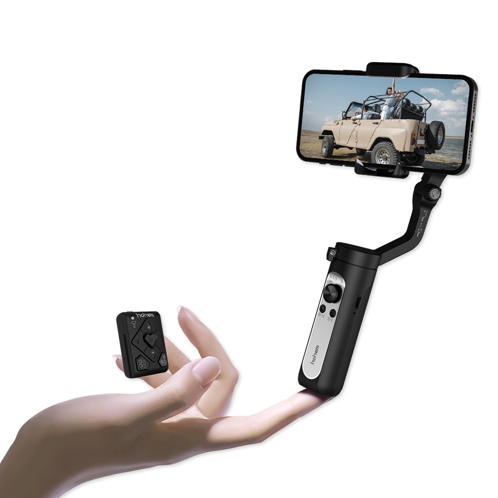 Gimbal điện thoại thông minh 3 trục với điều khiển từ xa không dây, iSteady X2