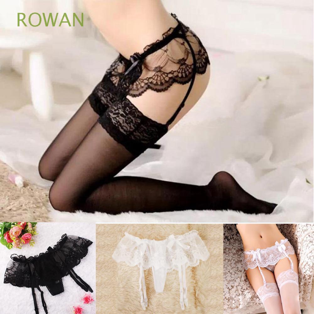 ROW Girl Lingerie Fashion Suspender Stockings Thigh-Highs Belt Garter