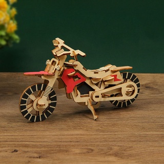 FREESHIP 99K TOÀN QUỐC_Đồ chơi lắp ráp gỗ 3D Mô hình Xe máy Laser LC-GP022