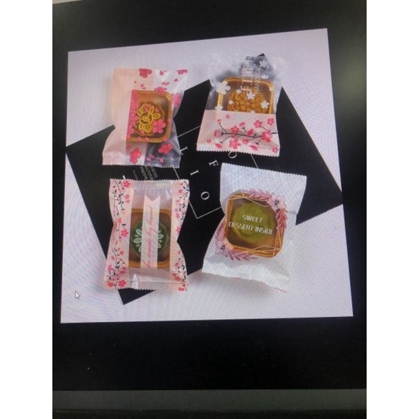 Khay +túi trung thu 50g,75g,100g ,set 100 cái