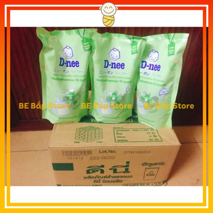 Nước Rửa Bình Sữa Dnee Organic Thái Túi 600ml An Toàn Cho Bé