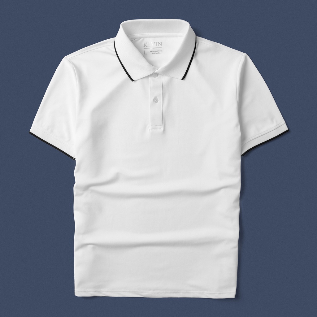 Áo thun nam Polo Kevin vải cá sấu viền cổ | BigBuy360 - bigbuy360.vn