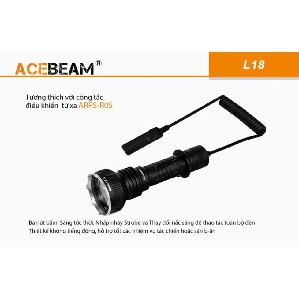 [BẢN MỚI NHẤT] [SIÊU NHỎ GỌN] ACEBEAM L18 Đèn pin và đèn sạc nhỏ gọn sáng 1500 lumen chiếu xa 1000m LED Osram(kèm pin)