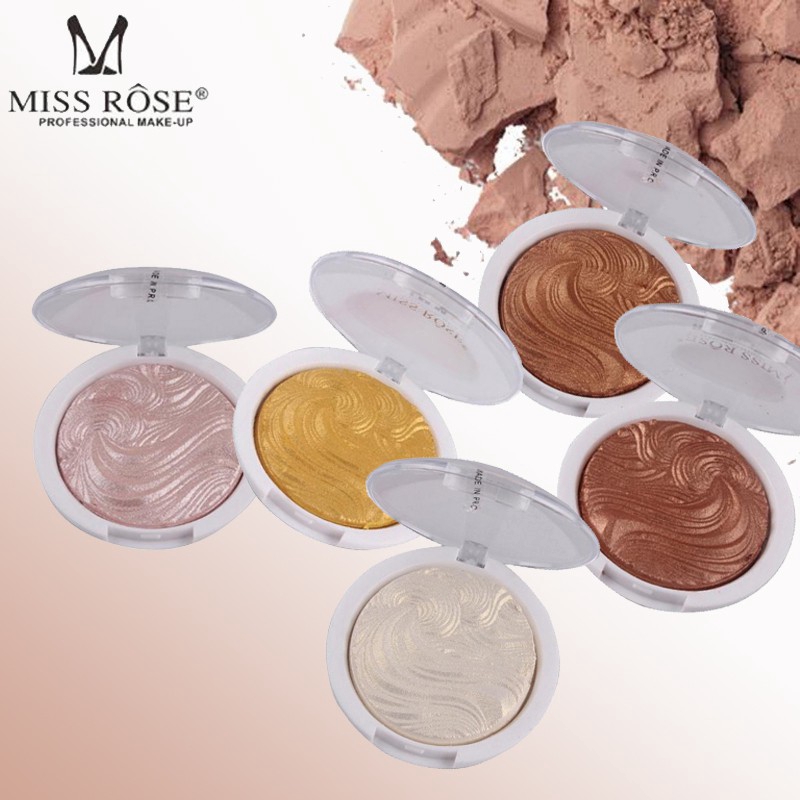 [Hàng mới về] Phấn trang điểm MISS ROSE hấp thụ anh sang lấp lánh cho khuân mặt | BigBuy360 - bigbuy360.vn