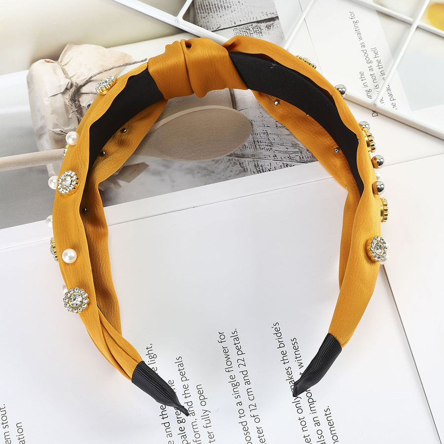 Băng Đô Hợp Kim Đính Đá / Ngọc Trai Giả Xinh Xắn Cho Nữ