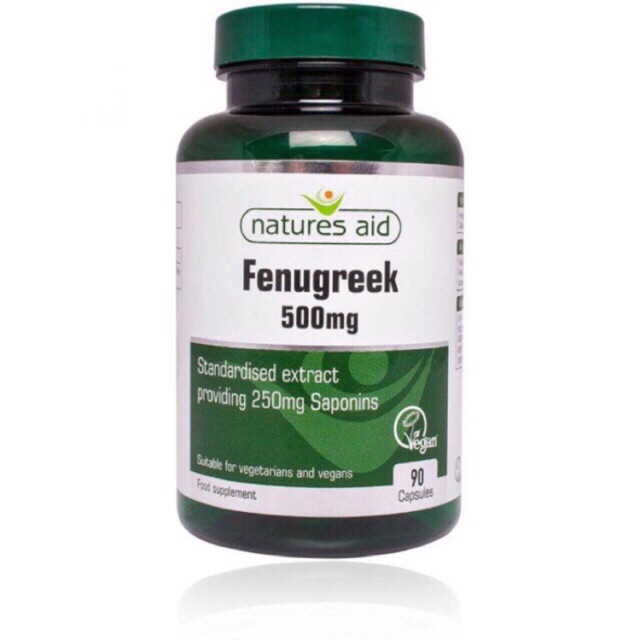 Lợi sữa FENUGREEK 500mg -UK