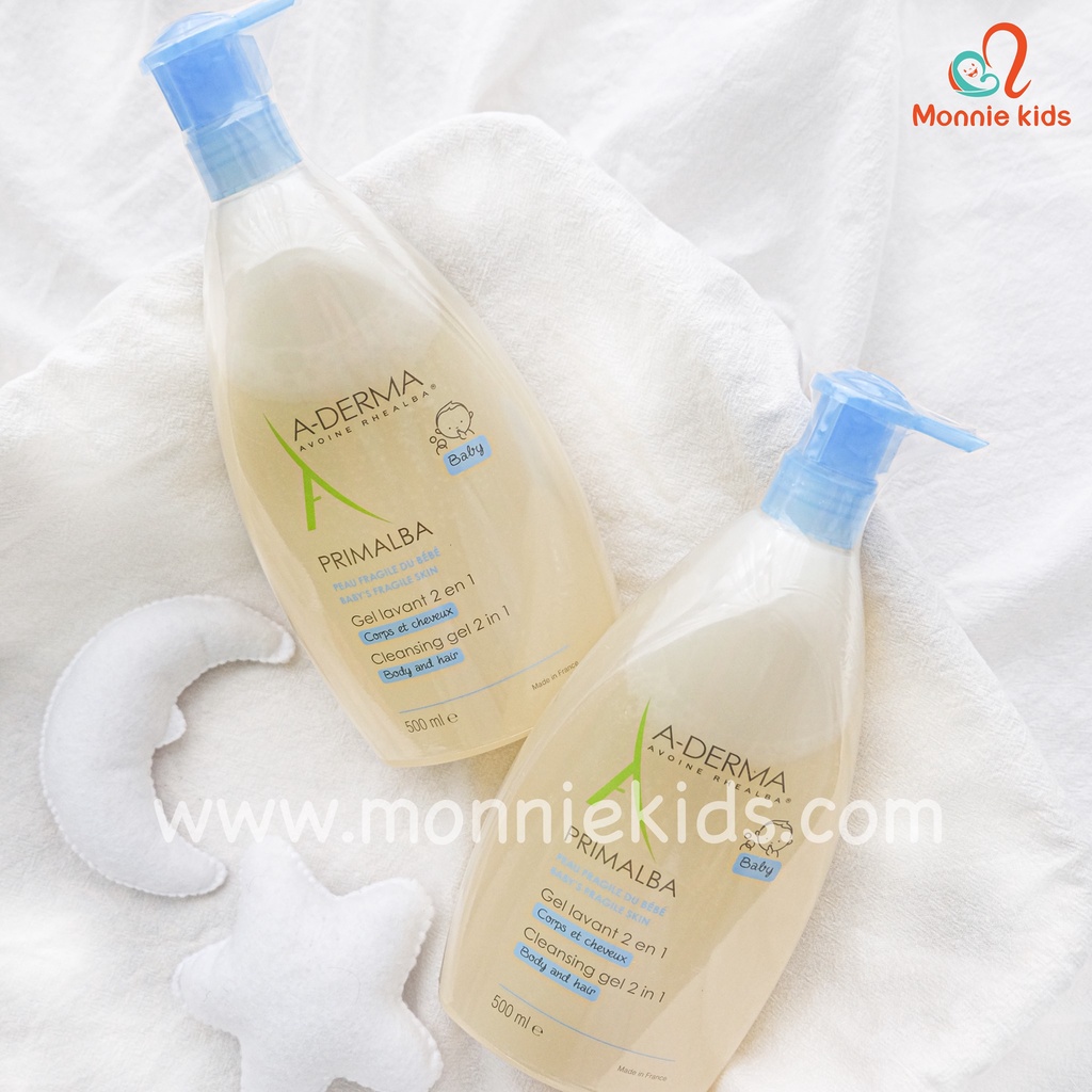 SỮA TẮM GỘI 2IN1 A-DERMA PRIMALBA BABY 500ML