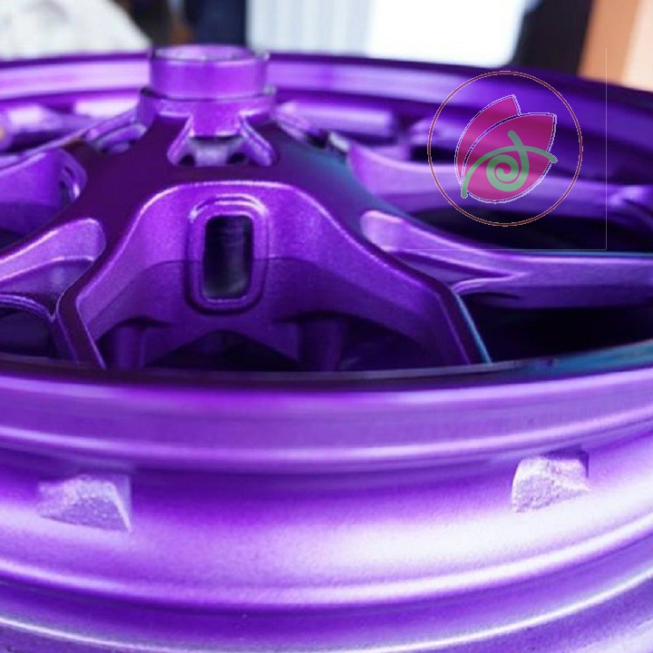[COMBO] Sơn xịt Samurai màu Tím Candy Mờ (nền Bạc 124 + màu Tím TCY9014)