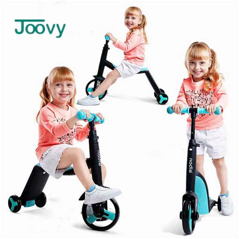 Siêu xe biến hình Scooter, chòi chân, cân bằng 3 trong 1 cho bé từ 1 tới 6 tuổi Nadle TF3 Joovy CHÍNH HÃNG