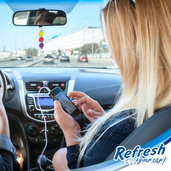 Viên thơm xe hơi hương Hương Cánh Hoa Hồng