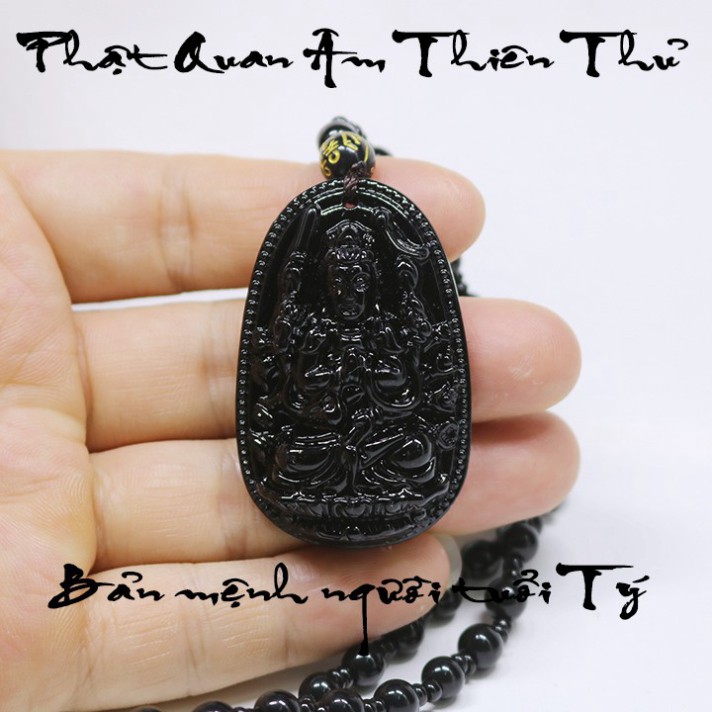 MIỄN PHI VẬN CHUYỂN - Dây chuyền Phật Quan Âm Thiên Thủ cao cấp - Phật bản mệnh 12 giáp - Mặt phật - Tượng phật - ĐÚNG M