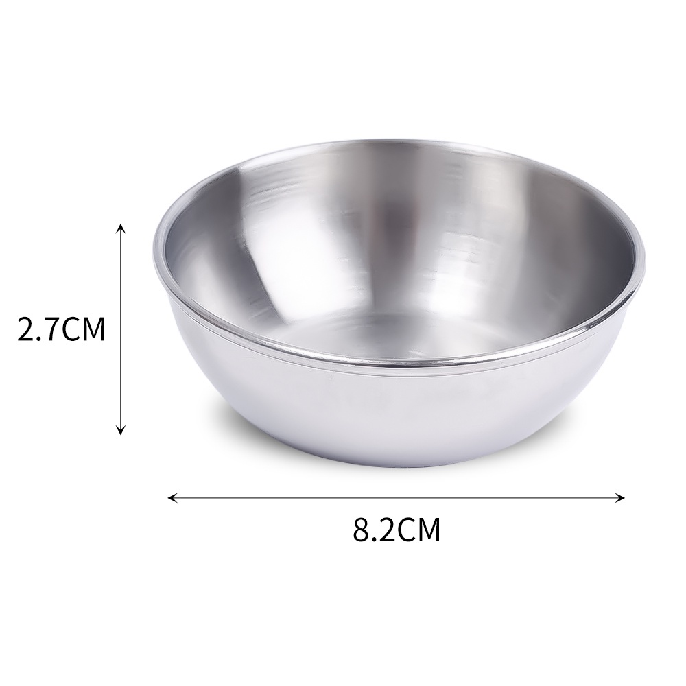 [Mới] Đĩa Đựng Nước Sốt / Gia Vị Nhỏ Hình Tròn Bằng Thép Không Gỉ Màu Vàng Kim Dành Cho Nhà Bếp