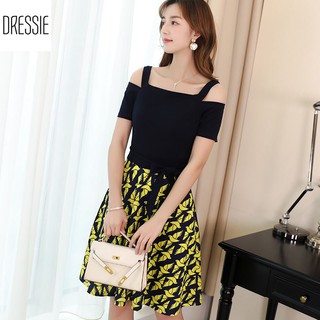 Đầm đẹp xòe váy nữ áo đầm DRESSIE đầm hoa thời trang nữ sexy đẹp dạo phố dự tiệc sang trọng trẻ trung - DX168