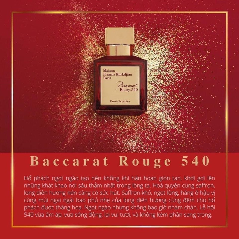 Nước hoa Baccarat Rouge 540 Extrait de parfum 70ml
