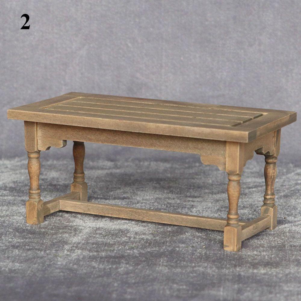 Mô Hình Bàn Ăn Bằng Gỗ 2 Kiểu Độc Đáo Trang Trí Nhà Búp Bê