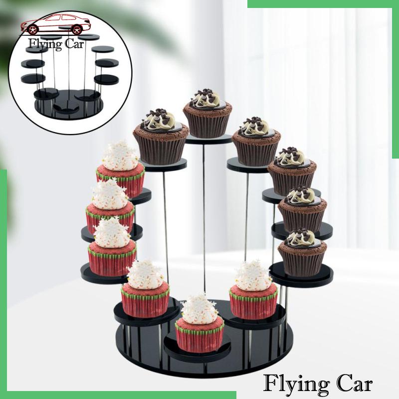 Giá Đỡ Bánh Cupcake Hình Tròn Có Thể Tái Sử Dụng Dùng Trang Trí Tiệc Cưới / Sinh Nhật 2