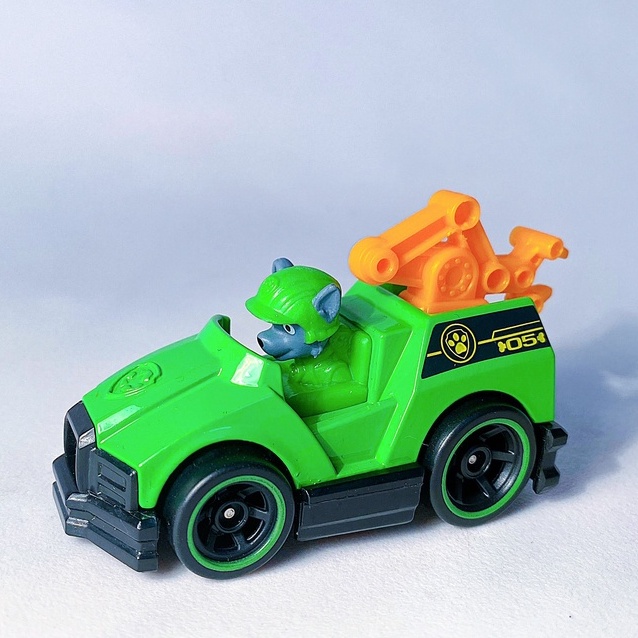 Xe chó cứu hộ Rocky - Paw Patrol Full box - True Metal - Hàng chính hãng Spin Master - Hasbro