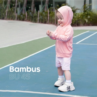 Áo khoác có mũ vải sợi tre mềm, thoáng BU Baby - BBB311103